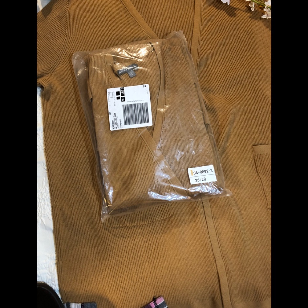 NWT - JESSICA LONDON LONG RIBBED CARDIGAN - DUSTER - Picture 7 of 7